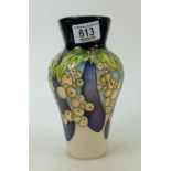 Moorcroft Eggplant Vase: Height 20cm,