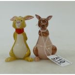 Beswick Disney figures: Beswick Disney figures Kanga and Rabbit.