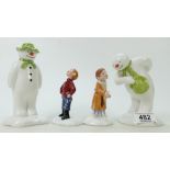 Royal Doulton limited edition The Snowman figures: James,