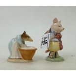 Beswick & Royal Albert Beatrix potter figures: Beswick figure Anna Maria BP3B and Royal Albert