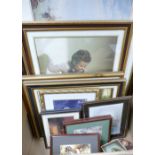 A collection of Framed Prints to include: landscape and portrait theme items