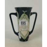 Moorcroft collectors' club weekend 'Snowdrop' pattern loving cup: height 15cm