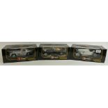 1/18 Burago Mercedes Boxed Model cars to include:SSKL(1931) ref 3002,
