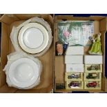 A collection of items to include: Royal Doulton Baroness dinner plates,