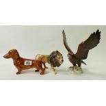 Beswick Animals to include Lion 1506,