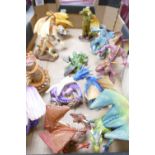 A collection of Danburry Mint Fabulus Dragons by John Woodward: to include Sheldruk, Gallothrix,