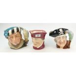 Royal Doulton Large Character jugs The F