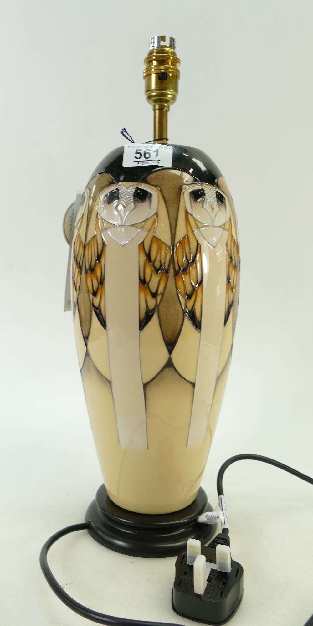 Moorcroft Tengu patterned large lamp bas