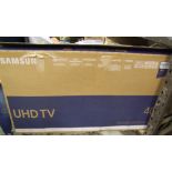 Samsung 40" UHD TV: model UE40MU6120K. Untested