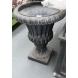 Two Large Garden Planters (2): height 76cm (please refer to conditions on lot 599)