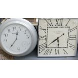 Vintage Kensington Town House Tower Bridge London White Wall Clock: together similar Jones & Co