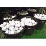 A large quantity of golf balls: approx 1100 various makes