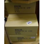 A quantity of Silva pedometer ex step : 10 in a box , 5 boxes