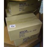 A quantity of Silva pedometer ex step : 10 in a box , 5 boxes