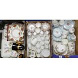 A collection of Dakin & Radfords & similar floral decorated Tea ware: together with Radford items