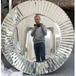 Puzzle Round Wall Mirror: diameter 99cm