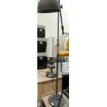 Wrought Iron Effect Industrial Lamp: (please refer to conditions on lot 599)