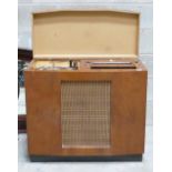 Art Deco Cossor branded Walnut Cased Gramophone / Record player: