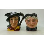 Royal Doulton prototype character jugs: