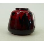 Royal Doulton flambe miniature vase : Ro