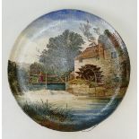 Wedgwood coloured large wall plaque by E