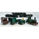 Mamod Steam Railway SR1: Complete with tender track and and two carriages