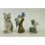 A collection of Jessic Van Halen animal figures: Dilford Studio Pottery animal figures by Jessica