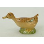 Royal Doulton rare miniature bird Mallard Duck K26: Height 5.5 cm.