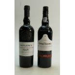 1998 Taylor's Vintage Port 75cl bottle and a Grahams LBV: 1998 Taylor's together with a 2001