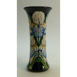 Moorcroft The Iris Vase: Trial piece dated 17-9-15. Height 25.