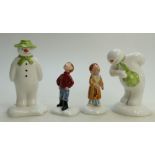 Royal Doulton limited edition The Snowman figures: James,