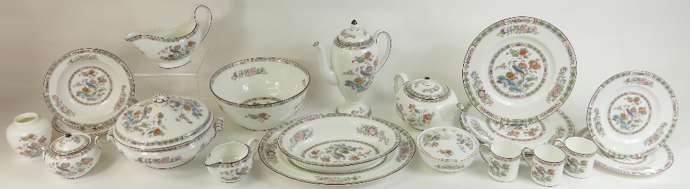 A large Wedgwood Dinner Service to include: Tea set, coffee cans and saucers, 25cm fruit bowl, - Image 4 of 6