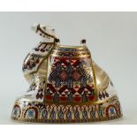 Royal Crown Derby paperweight Harrods Camel: 1996, limited edition boxed with certificate.