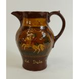Royal Doulton Kingsware Jug: Royal Doulton Kingsware jug decorated with The Duke of York,