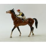 Beswick Jockey on brown horse model no 1037: