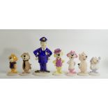 Beswick figures from Top Cat Collection: Beswick Top Cat Figures to include Officer Dibble with