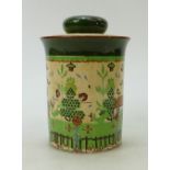 Royal Doulton Sampler Seriesware Tobacco jar & cover: Royal Doulton Sampler Seriesware D3749,