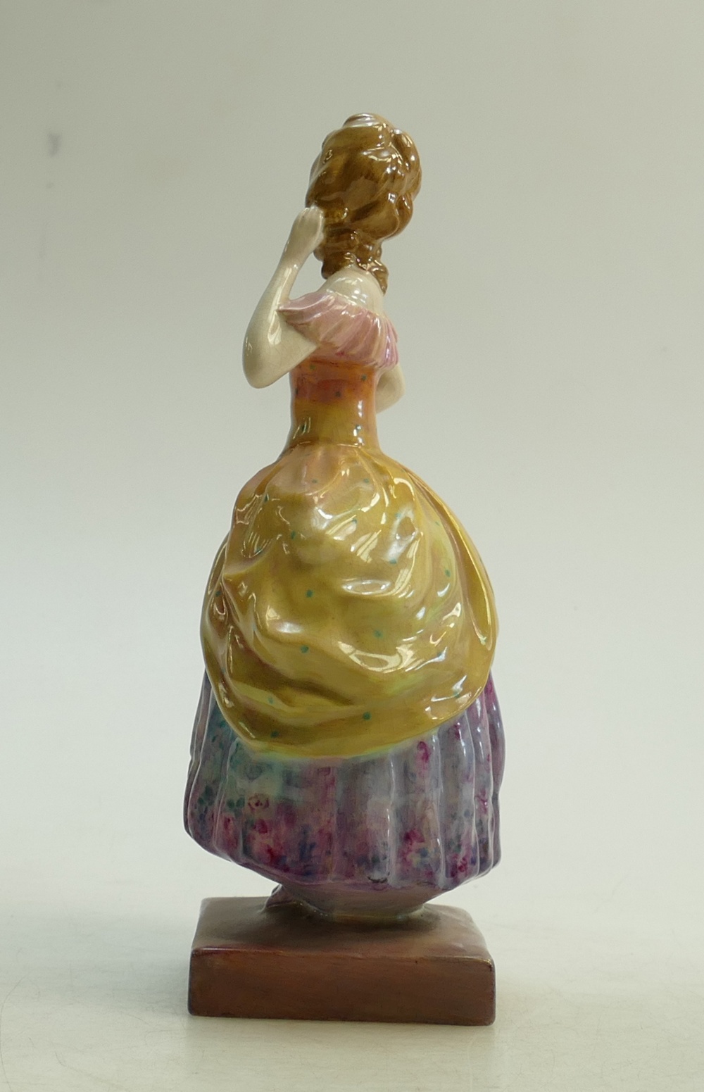 Leslie Johnson signed studio hand painted figure of a lady: Height 22cm. - Image 4 of 4