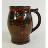 Royal Doulton Kingsware Golfing Jug: Royal Doulton Kingsware jug decorated with Crombie golfers,