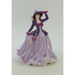 Coalport large lady figure: Coalport figure "In My heart" from the Classical Elegance collection,