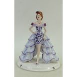 Coalport figure Violet VIP: Coalport figure "Violet VIP" from the David Shilling Celebration