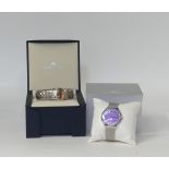 Maurice Lacroix ladies Wristwatch and Storm Wristwatch: Maurice Lacroix ladies 18ct and steel