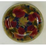 William Moorcroft Libertys plate: William Moorcroft plate decorated in the early Pomegranate design