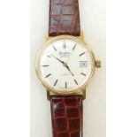 18ct Bentima Star gentlemans Wristwatch: Bentima Star automatic watch with new leather strap.