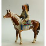 Beswick Mounted Indian: Model 1391 (restored legs)