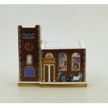 Royal Crown Derby Paperweight Christmas Church: boxed with certificate