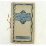 1921 original 48 page soft cover booklet titled SOME GLIMPSES OF FAIRYLAND WEDGWOOD: Depicted by M.