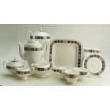 A very large collection of Wedgwood Asia pattern Tea, Coffee and Dinnerware to include: Tea set,