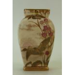 Doulton Burslem Slaters Vase: Doulton Burslem Slaters small vase decorated with a flying goose in