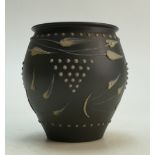 Wedgwood Black Basalt Vase,